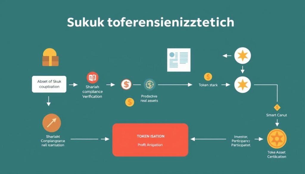 Process of Sukuk tokenization using shariah-compliant blockchain technology