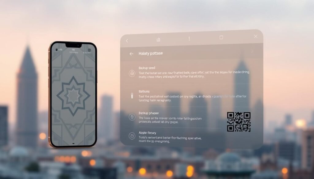 halal crypto wallet features